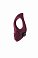 Фото-1 Виброкольцо Lola Toys Pure Passion Midnight из медицинского силикона c волнистым рельефом бордовое