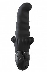 Вибратор SMARTVIBES Stubby III многопрограммный силиконовый 18,5 см черный