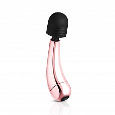 Вибромассажер Rosy Gold Curve Massager перезаряжаемый золотой