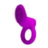 Насадка с вибрацией Cobra из силикона фиолетовая со стимулирующей поверхностью