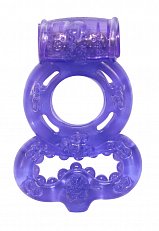 Виброкольцо эрекционное Lola Toys Treadle фиолетовое
