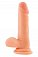 Фаллоимитатор на присоске с мошонкой RealStick Elite гнущийся 18 см 022