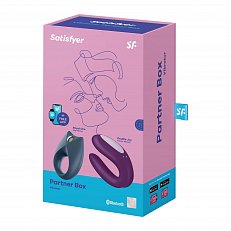 Набор Satisfyer Partner Box 2 (кольцо Royal One, Double Joy)