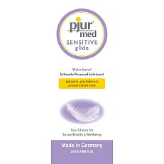 Любрикант 2 мл Pjur Med Sensitive Glide на водной основе