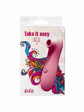 Вакуум-волновой бесконтактный стимулятор клитора Take It Easy Ace розовый