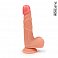 Фото-1 Фаллоимитатор EroWoman Realistic телесный реалистичный с мошонкой на присоске 19,5 см