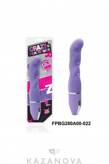 Вибратор для G-точки Crazy Performer фиолетовый 15 см 280
