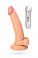 Вибратор Real Stick Nude с 7 режимами вибрации телесный 17см