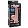 Фаллоимитатор King Cock Plus Fanta Flesh 3D реалистичный на присоске телесный 15,2 см