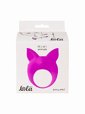 Виброкольцо эрекционное Lola Games Mimi Animals Kitten Kyle фиолетовое