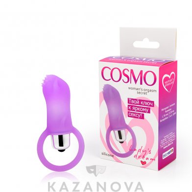 Вибростимулятор Cosmo Lady's Dream из силикона с вибрацией фиолетовый
