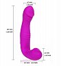 Фото-3 Анатомический страпон с вибрацией ANGELO Pretty Love 30 режимов