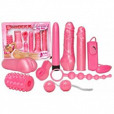 Секс-набор из 9 предметов Candy Toy-set розовый