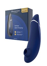 Бесконтактный клиторальный стимулятор Womanizer Premium 2 синий Бесконтактный клиторальный стимулятор Womanizer Premium 2 синий