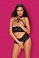 Комплект Obsessive Nettsy Set: бюстье и трусики