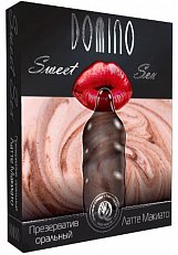 Презервативы оральные с ароматом латте макиато Domino Sweet Sex 3 шт