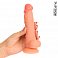 Фото-3 Фаллоимитатор EroWoman Realistic телесный реалистичный с мошонкой на присоске 18,5 см