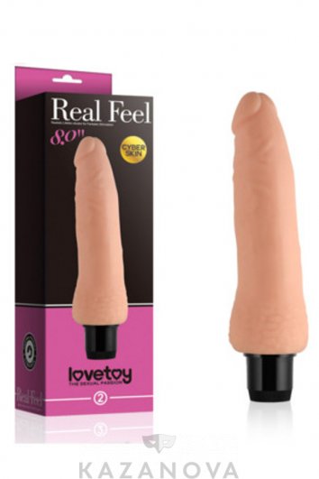 Вибратор Real Feel Love Toy 20,5 см телесный
