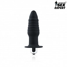 Анальная втулка Sex Expert Activator of male power из силикона с вибрацией 189