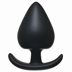 Анальная втулка Lola Toys Perfect Fit Plug small силиконовая чёрная