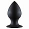Анальная втулка Lola Toys Thick Anal Plug Medium силиконовая чёрная