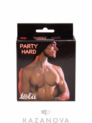 Зажимы для сосков Party Hard Craze черные