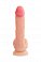 Фото-1 Фаллоимитатор с мошонкой на присоске RealStick Hugh J 20,5 см