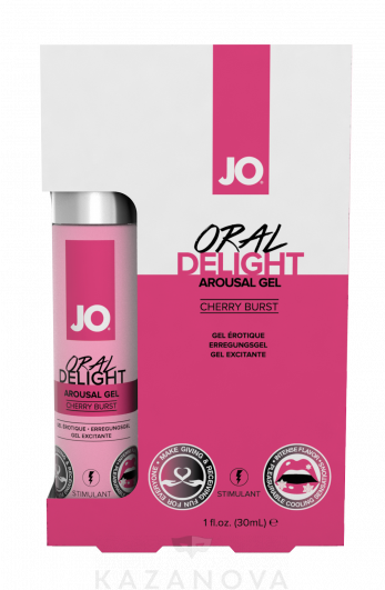 Фото-2 Стимулирующий гель для оральных ласк с десенсибилизацией JO Oral Delight 30 мл