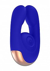 Клиторальный стимулятор Elegance Fancy c вибрацией синий