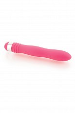 Вибратор многоскоростной пластиковый Sexus розовый 18 см