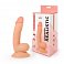 Фаллоимитатор EroWoman Realistic телесный реалистичный с мошонкой на присоске 17,5 см