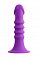 Фото-3 Анальный стимулятор A-Toys Drilly из силикона фиолетовый