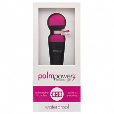Вибромассажер Palmpower Recharge перезаряжаемый черно-розовый