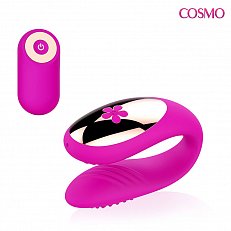 Вибратор многопрограммный Cosmo Lady's secret розовый с пультом д/у