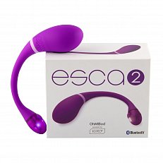 Виброяйцо KIIROO OhMiBod Esca 2 интерактивное из силикона фиолетовое