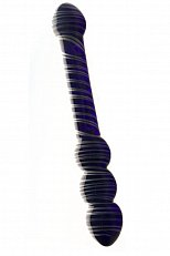 Фаллоимитатор двусторонний Sexus 17,5 см синий
