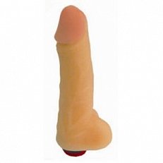 Вибратор LoveToy с мошонкой реалистичный из киберкожи 21 см 830