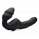 Фото-1 Страпон женский анатомический U Strap Slim Rider с вибрацией черный