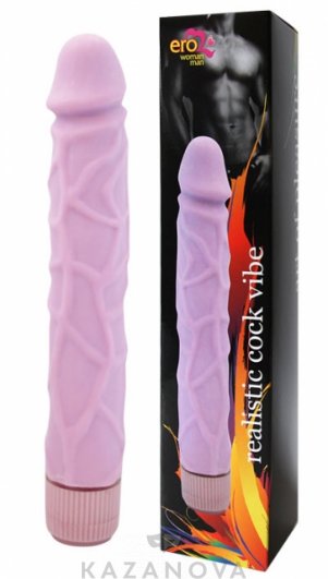 Вибратор реалистичный Realistic Cock Vibe лиловый многоскоростной 24 см