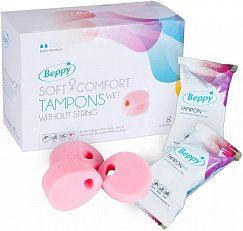 Тампоны Beppy Wet Soft в вакуумной упаковке розовый 1шт