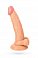 Фаллоимитатор реалистичный на присоске с мошонкой RealStick Nude 17 см