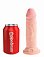 Фото-3 Фаллоимитатор King Cock Plus Soft Skin реалистичный на присоске телесный 18,4 см