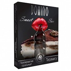 Презервативы оральные с ароматом тирамису Domino Sweet Sex 3 шт