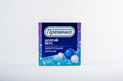 Жевательная резинка Презинка "Родился сам, помоги другому. Долгий вкус" со вкусом мяты 34 г