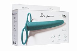 Насадка для двойного проникновения Lola Games Gimlet Green из медицинского силикона