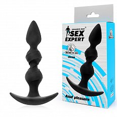 Анальная втулка Sex Expert Anal Pleasure черная 154