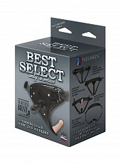 Трусики для страпона Best Select из экокожи с внутренней насадкой