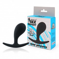 Массажер простаты Anal Pleasure из силикона черный
