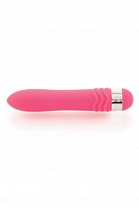 Вибратор многоскоростной пластиковый Sexus розовый 14 см