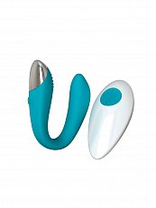 Вибратор для пар Le Frivole Infinite Fera с пультом д/у из темно-бирюзовый зеленый